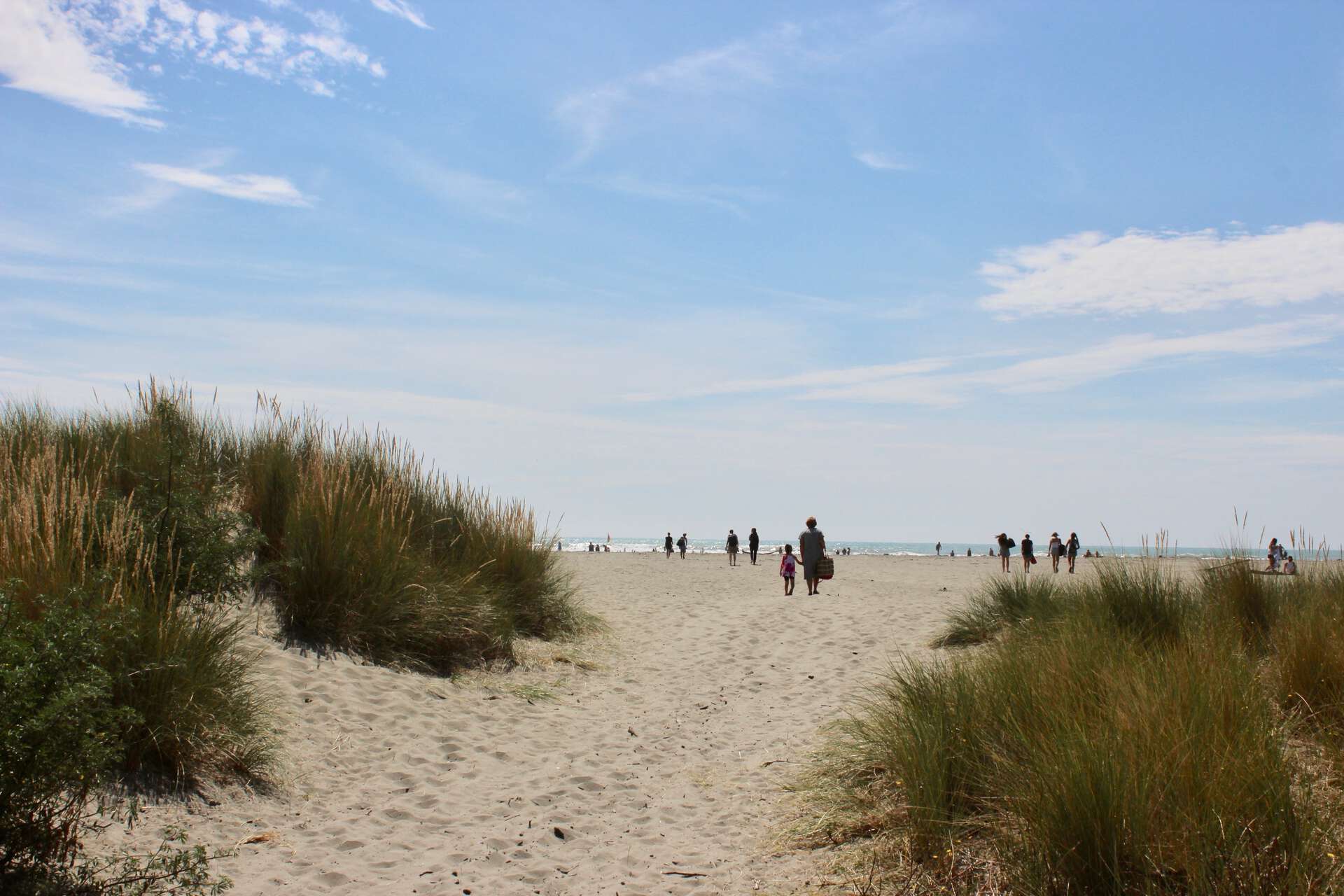 På stranden (Foto: Ann Elise Kiplesund 2019).